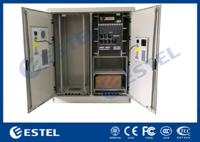 Armário exterior de alumínio das telecomunicações do compartimento