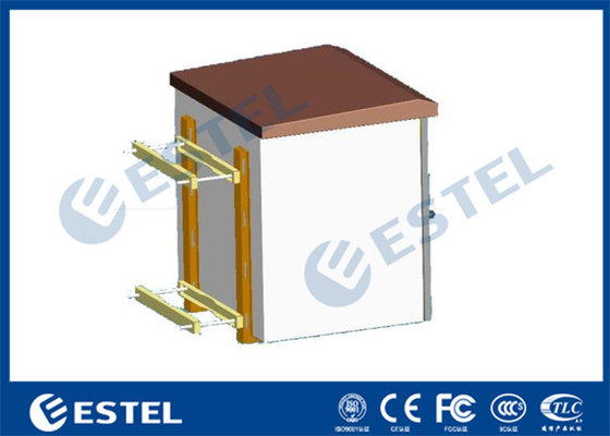China Caixa exterior pequena do metal do armário da montagem de IP55 Polo com bandeja do equipamento fornecedor