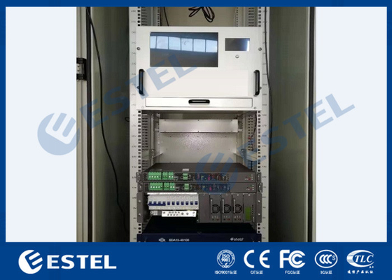 China Condicionador de ar exterior do armário IP55 que refrigera o armário da estação base da parede do dobro da montagem em rack de 19 polegadas fornecedor