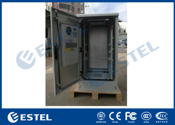 China Aço galvanizado Cabnet exterior refrigerando de capacidade elevada das telecomunicações da solução com isolação térmica fornecedor