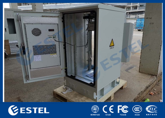 China 27U isolação térmica de aço galvanizada da parede de 19 telecomunicações da cremalheira da polegada armário exterior única fornecedor