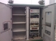 Armário exterior de duas telecomunicações das portas IP55 com compartimento de bateria e compartimento do equipamento fornecedor