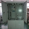 Armário exterior das telecomunicações, com os dois compartimentos do equipamento e os dois compartimentos de bateria fornecedor
