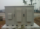 Armário integrado exterior das telecomunicações com solução refrigerando, sistema de vigilância, sistema de energia fornecedor