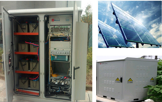 China (Energias solares + gerador + baterias) integrou o armário exterior das telecomunicações, para a área remota fornecedor