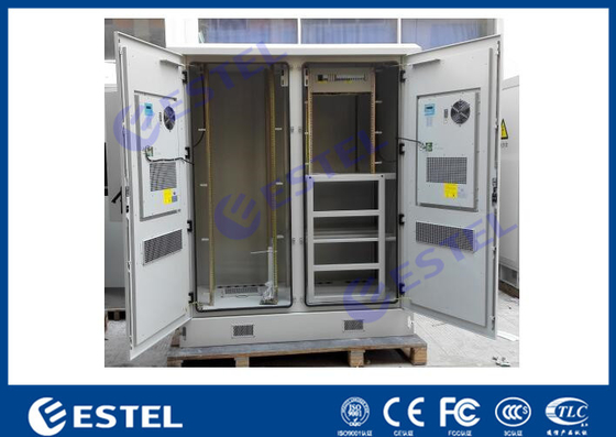 China Condicionador de ar do compartimento IP55 dois que refrigera o cerco exterior das telecomunicações com PDU fornecedor