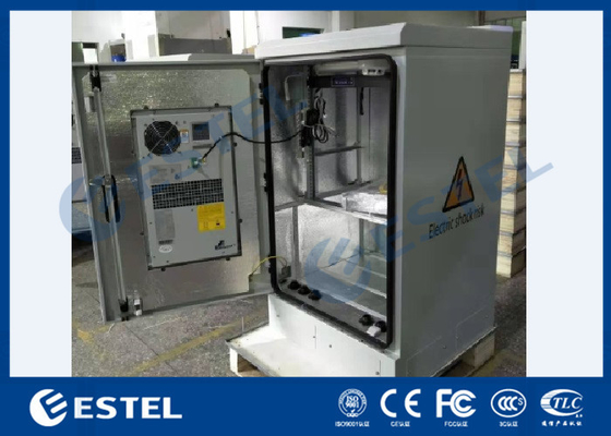 China O aço galvanizado integrou o sistema de refrigeração exterior do armário de poder 500W com porta da rua fornecedor