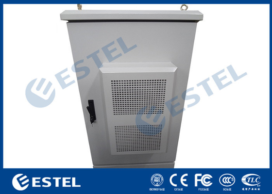 China Porta de acesso dianteira de aço galvanizada das telecomunicações do condicionamento de ar da parede armário exterior dobro fornecedor