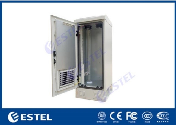 China Fã IP55 que refrigera armários exteriores do equipamento com o trilho de racking do padrão 19 fornecedor