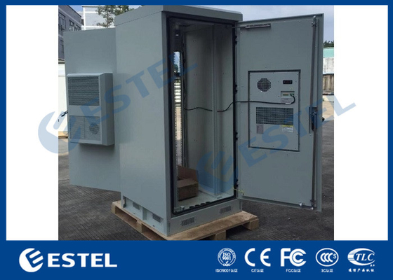 China acesso exterior dobro de aço galvanizado 40U da parte traseira da parte dianteira do armário das telecomunicações da parede IP55 fornecedor