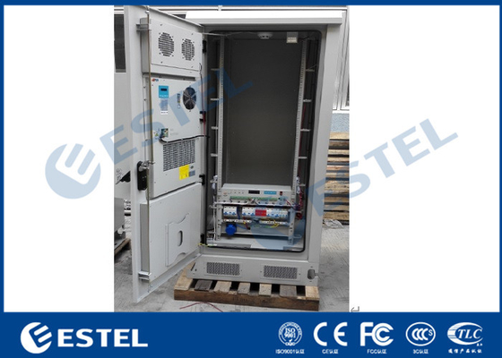 China Condicionador de ar de aço galvanizado que refrigera o armário exterior do equipamento de telecomunicações com sistema do retificador, soquete do óleo fornecedor