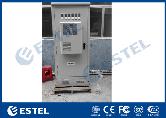 China Aço galvanizado com o armário exterior das telecomunicações da isolação térmica com condicionador de ar e fãs fornecedor