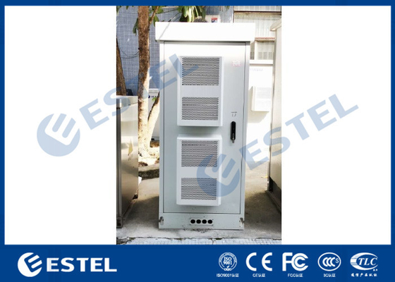 China condicionadores de ar 42U dois que refrigeram o aço galvanizado das telecomunicações armário exterior fornecedor