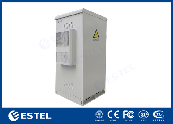 China AC220V, condicionador de ar DV48V de 50Hz 1500W ventila a porta dobro 40U galvanizou o armário exterior de aço do equipamento de telecomunicações fornecedor
