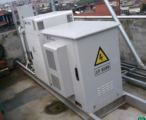 Armário exterior das telecomunicações DDTE017 com condicionador de ar, IP55, cerco das telecomunicações fornecedor