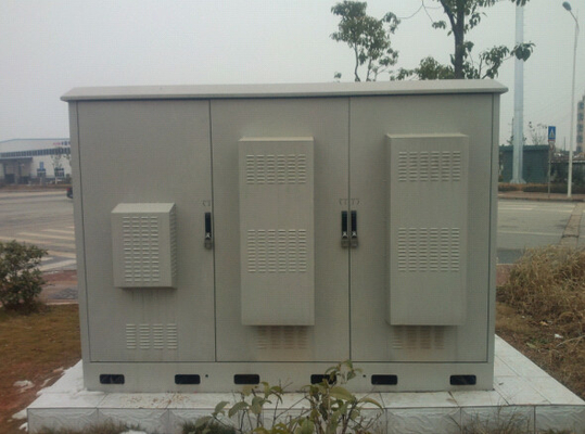 Armário exterior das telecomunicações, armário exterior da rua, armário para a área remota, IP55 fornecedor