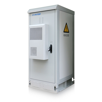 ET9090180-EQ: IP55 19&quot; armário exterior do equipamento de telecomunicações com condicionador de ar e PDU fornecedor