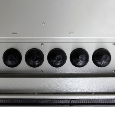 ET9090180-EQ: IP55 19&quot; armário exterior do equipamento de telecomunicações com condicionador de ar e PDU fornecedor