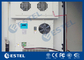 Condicionador de ar que refrigera o armário exterior das telecomunicações cercos de cremalheira IP55 de 19 polegadas, parede dobro aço galvanizado fornecedor