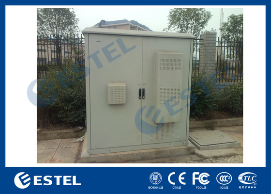 Cerco exterior integrado das telecomunicações com os dois compartimentos para o equipamento, bateria, estação base contra-roubo fornecedor