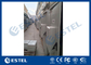 Armário de Telecomunicações Exterior de 19 polegadas Revestimento à prova de intempéries com sistema de refrigeração fornecedor