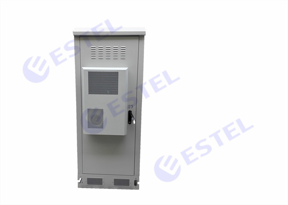 Condicionador de ar exterior do armário das telecomunicações da parede dobro que refrigera com sistema do retificador fornecedor