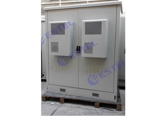 Condicionador de ar do compartimento IP55 dois que refrigera o cerco exterior das telecomunicações com PDU fornecedor