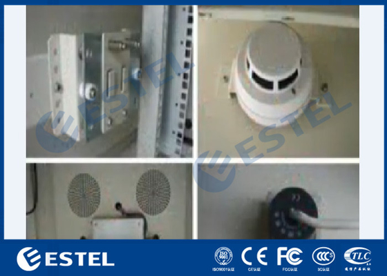 armário exterior de aço galvanizado IP55 das telecomunicações 40U armário da estação base da parede do dobro da cremalheira de 19 polegadas fornecedor