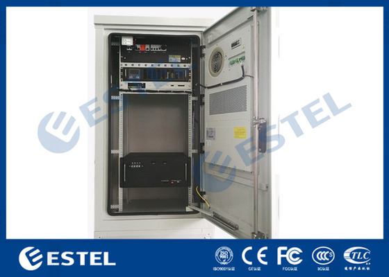 Aço galvanizado IP55 exterior do armário das telecomunicações do acesso dianteiro com PDU de UPS fornecedor