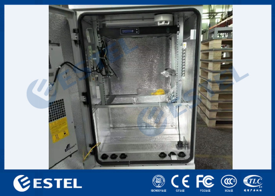 Sistema de refrigeração exterior integrado aço galvanizado do permutador de calor do armário de poder 120W/K fornecedor