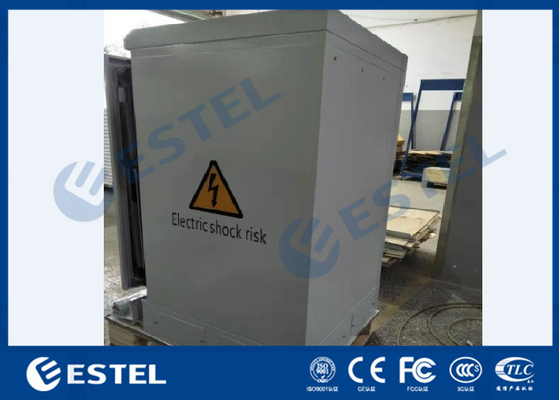 Sistema de refrigeração exterior integrado aço galvanizado do permutador de calor do armário de poder 120W/K fornecedor