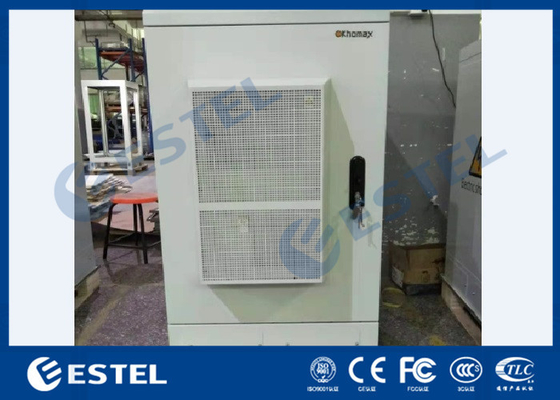 Sistema de refrigeração exterior integrado aço galvanizado do permutador de calor do armário de poder 120W/K fornecedor