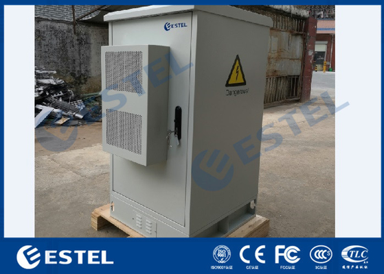 Sistema de refrigeração exterior de aço galvanizado do armário 500W das telecomunicações com dianteiro e traseiro acesso fornecedor