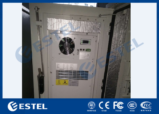 Sistema de refrigeração exterior de aço galvanizado do armário 500W das telecomunicações com dianteiro e traseiro acesso fornecedor