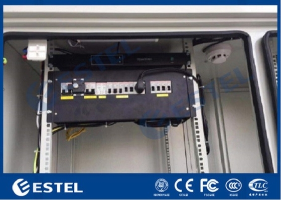 Parede exterior de aço galvanizada IP55 do dobro do cerco da montagem em rack com acesso traseiro dianteiro fornecedor
