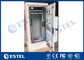 armário exterior impermeável IP55 19&quot; das telecomunicações da estrutura 32U segura cremalheira da montagem fornecedor
