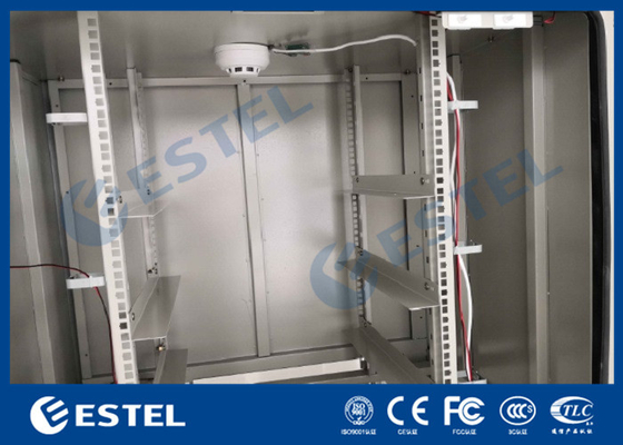 Piso de aço galvanizado - armário exterior montado das telecomunicações para equipamentos eletrônicos e bateria fornecedor