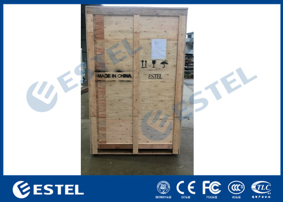 acesso exterior dobro de aço galvanizado 40U da parte traseira da parte dianteira do armário das telecomunicações da parede IP55 fornecedor