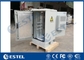 condicionador de ar do armário IP55 das telecomunicações &amp; sistema de refrigeração exteriores de aço galvanizados 24U dos fãs fornecedor