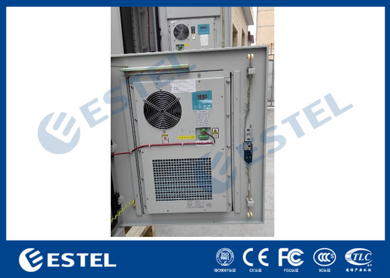 Armário exterior de aço galvanizado das telecomunicações do controle de temperatura tamanho pequeno que inclui 19&quot; cremalheira de equipamento fornecedor