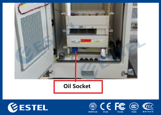 Armário exterior do equipamento do sistema de refrigeração do permutador de calor IP55 que inclui 19&quot; cremalheira fornecedor