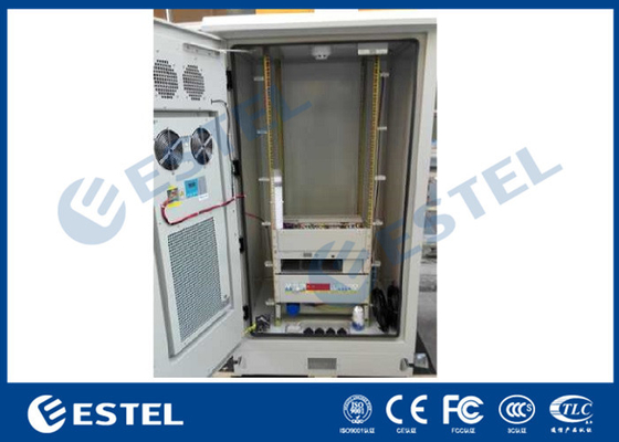 Armário exterior do equipamento do sistema de refrigeração do permutador de calor IP55 que inclui 19&quot; cremalheira fornecedor