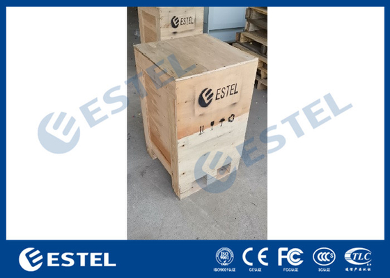 Armário exterior galvanizado integrado das telecomunicações da parede dobro de aço que inclui quatro bandejas do equipamento fornecedor