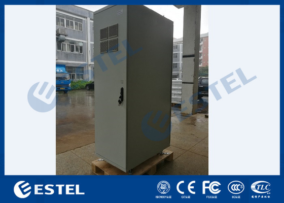 Parede dobro armário exterior de aço galvanizado das telecomunicações com os quatro ventiladores de refrigeração fornecedor