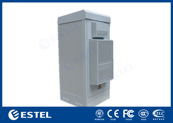 Cerco exterior da porta de IP55 24U 19inch Uncorrosion dois com o condicionador de ar 1500W e os 2 fãs fornecedor