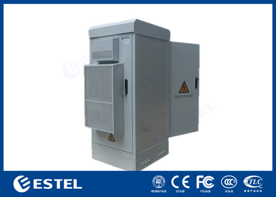 Cerco exterior da porta de IP55 24U 19inch Uncorrosion dois com o condicionador de ar 1500W e os 2 fãs fornecedor